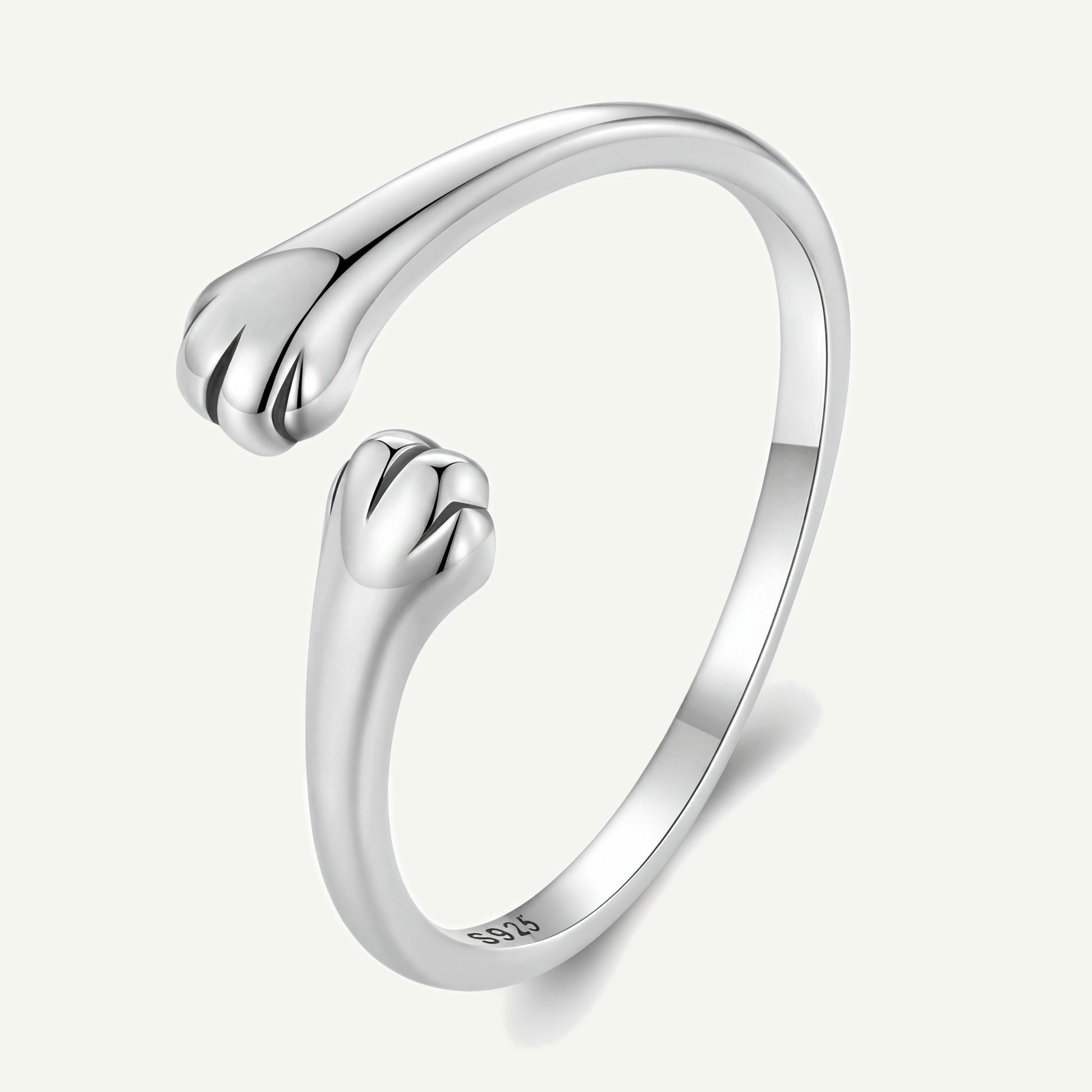 Anillo Plata S925 Patitas Minimal