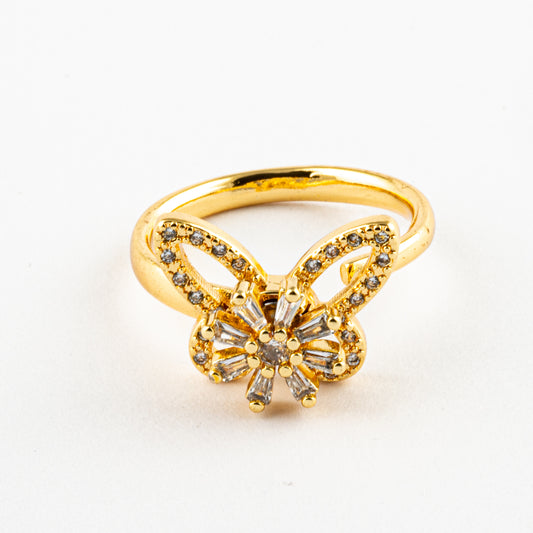 Anillo Anti-Estrés Orejitas Dorado