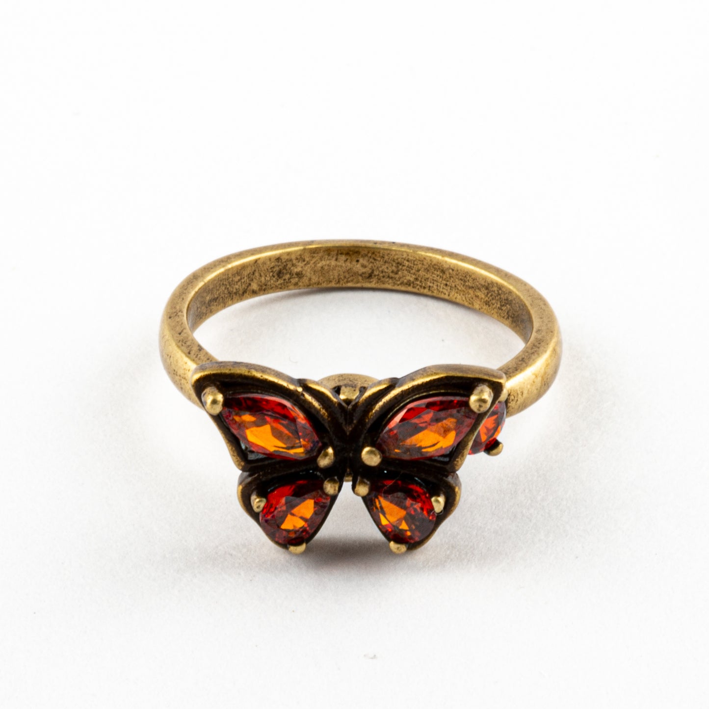 Anillo Anti-Estrés Mariposa Roja