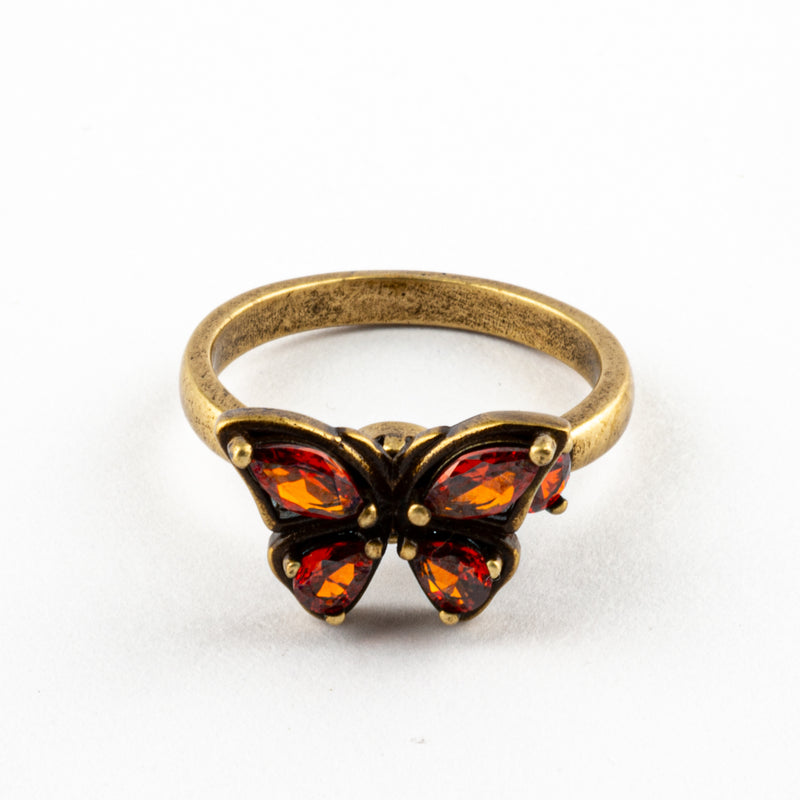 Anillo Anti-Estrés Mariposa Roja