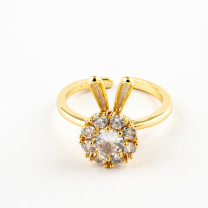 Anillo Anti-Estrés Conejo Dorado Hush Bunny