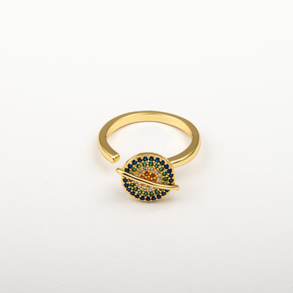 Anillo Anti-Estrés Julio Saturno Dorado