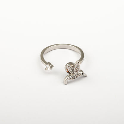 Anillo Anti-Estrés Julio Colibrí Blanco