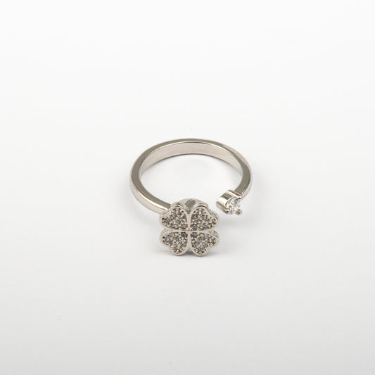 Anillo Anti-Estrés Julio Trébol Dorado