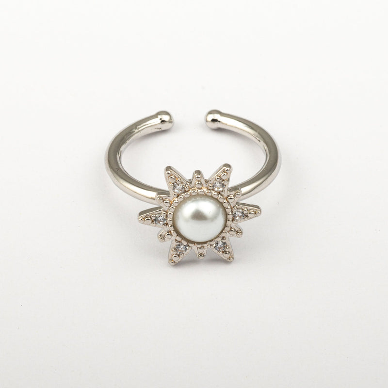 Anillo Anti-Estrés Julio Isalia Sol Plateado
