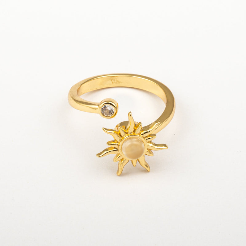 Anillo Anti-Estrés Julio Sol Dorado