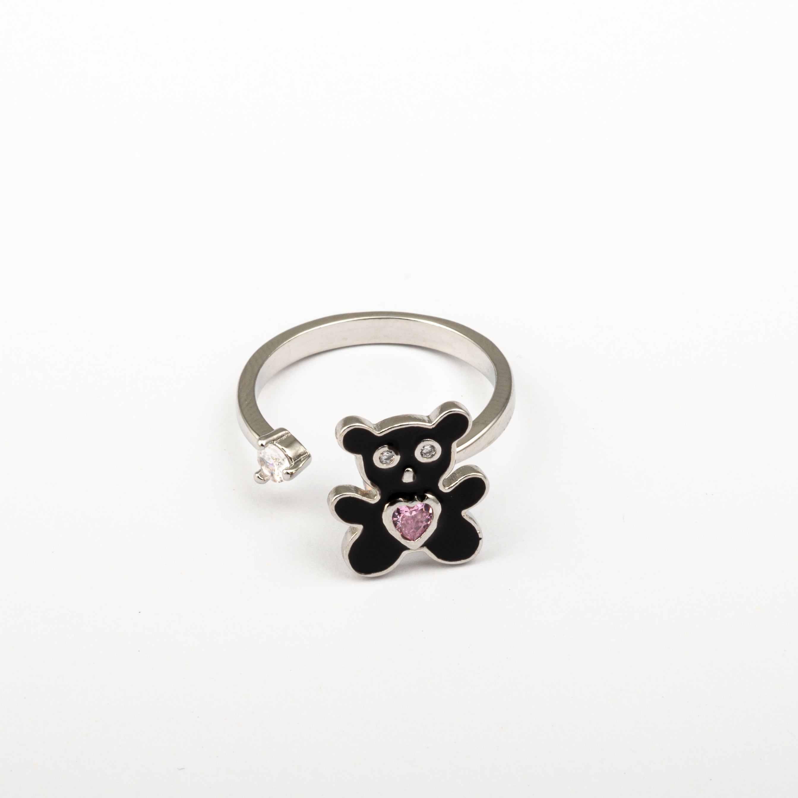 Anillo Anti-Estrés Julio Osito Plateado