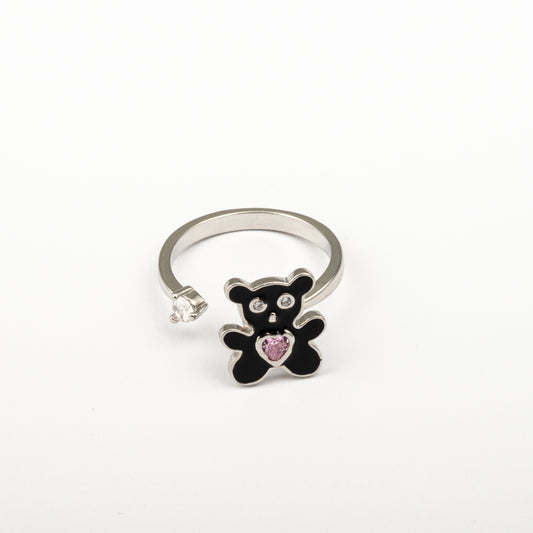 Anillo Anti-Estrés Julio Osito Plateado