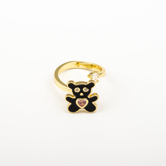 Anillo Anti-Estrés Julio Osito Dorado