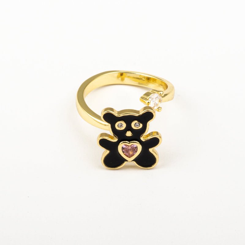 Anillo Anti-Estrés Julio Osito Dorado