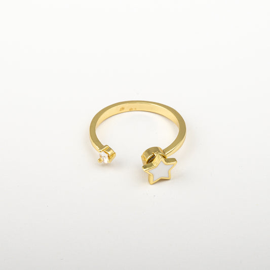 Anillo Anti-Estrés Julio Estrellita Dorado