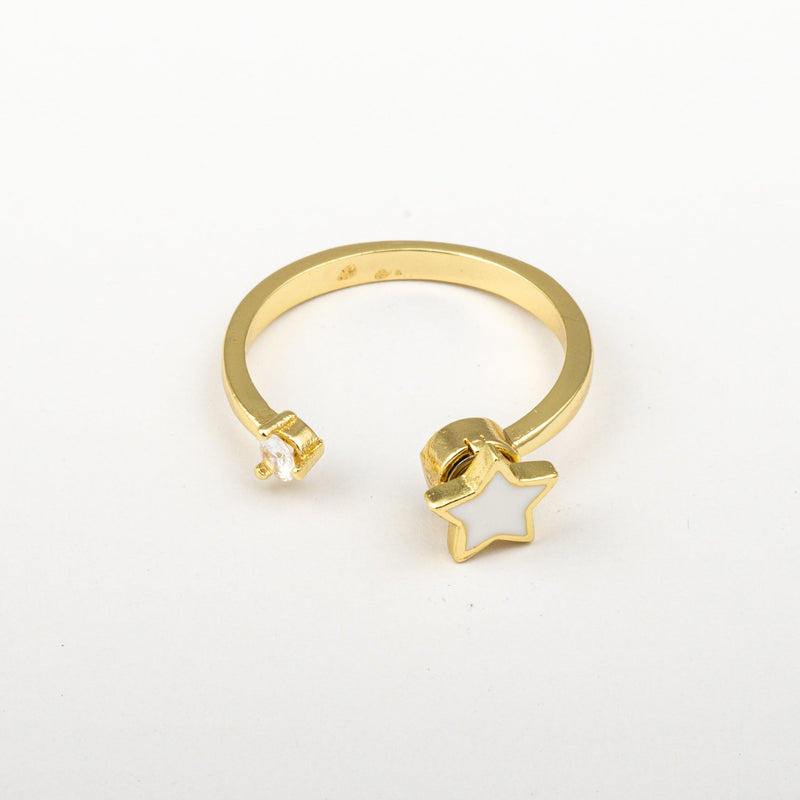 Anillo Anti-Estrés Julio Estrellita Dorado