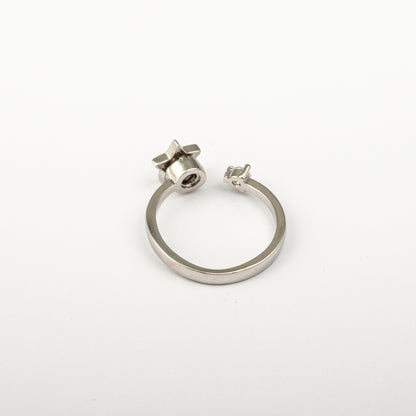 Anillo Anti-Estrés Julio Estrellita Plateado