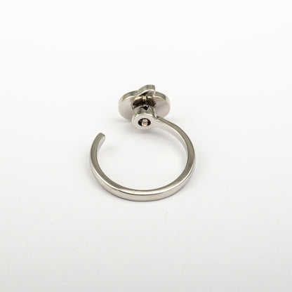 Anillo Anti-Estrés Julio Calabaza Plateado