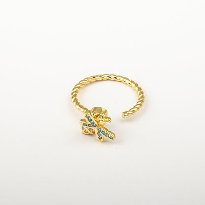 Anillo Anti-Estrés Julio Abejita Dorado