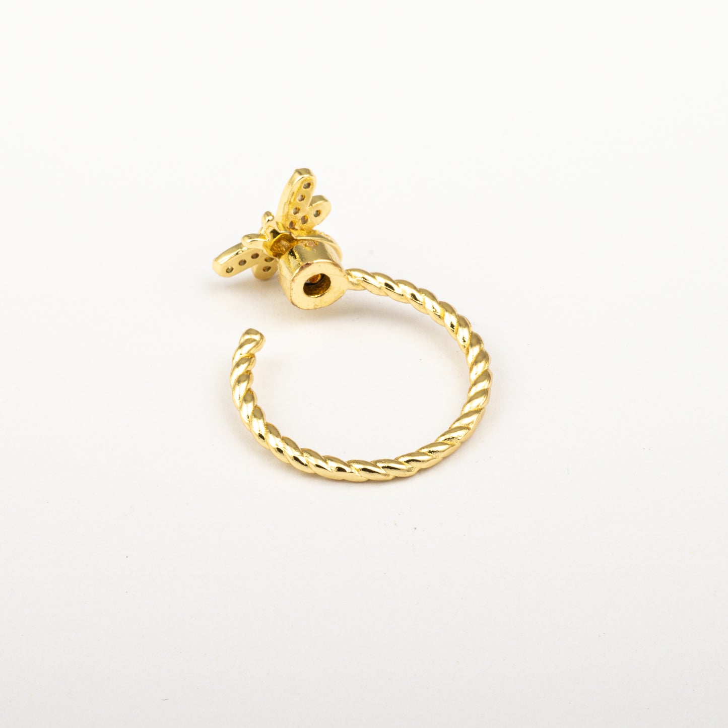 Anillo Anti-Estrés Julio Abejita Dorado