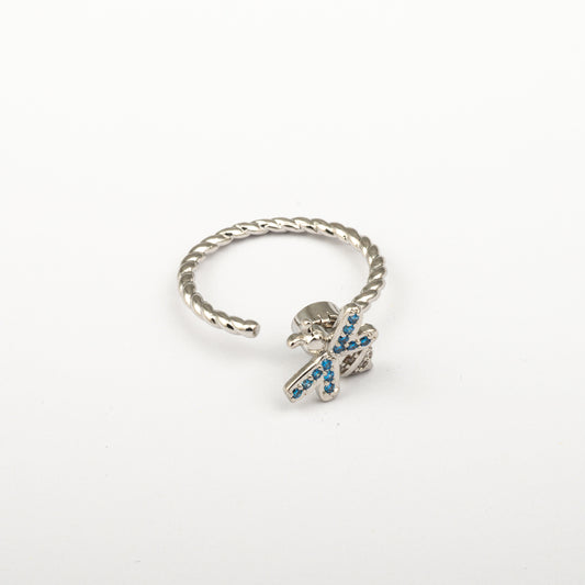 Anillo Anti-Estrés Julio Abejita Plateado