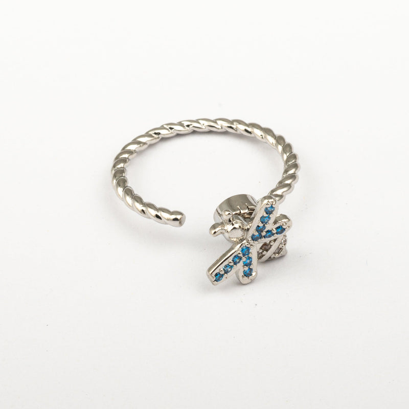 Anillo Anti-Estrés Julio Abejita Plateado