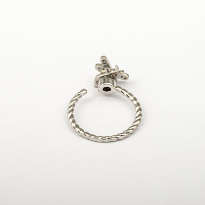 Anillo Anti-Estrés Julio Abejita Plateado