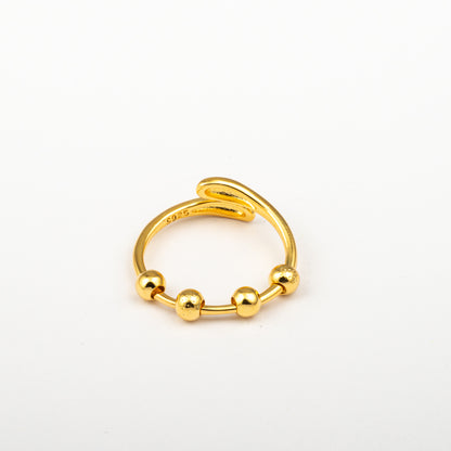 Anillo Anti-Estrés Julio Noaira Dorado