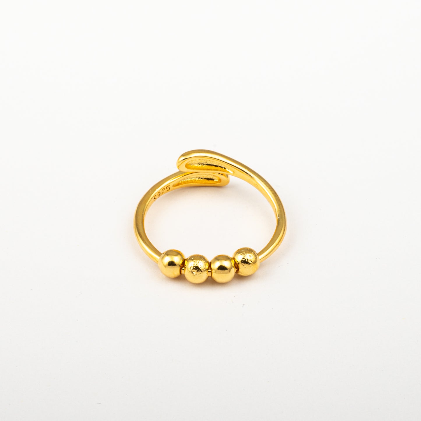 Anillo Anti-Estrés Julio Noaira Dorado