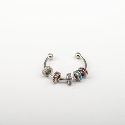 Anillo Anti-Estrés Julio Iraira Colores Plateado
