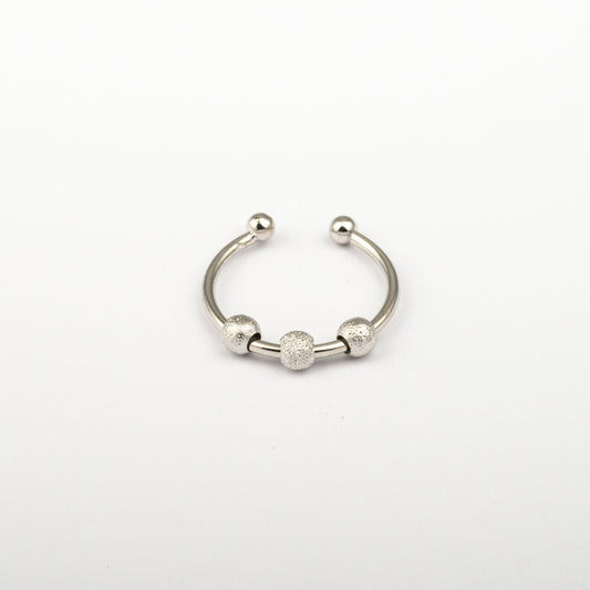 Anillo Anto-Estrés Deslizante Sencillo Julio Plataedo