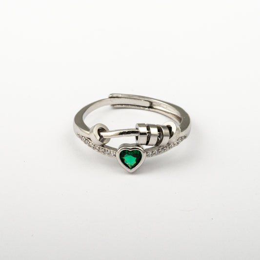Anillo Anti-Estrés Julio Ciratia Corazón Verde