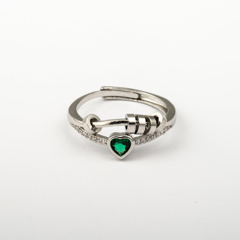 Anillo Anti-Estrés Julio Ciratia Corazón Verde
