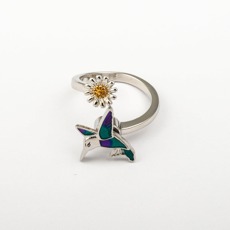Anillo Anti-Estrés Julio Colibrí Brillante