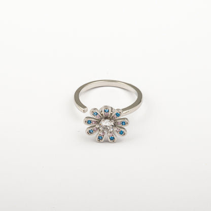 Anillo Anti-Estrés Julio Auralia Plateado