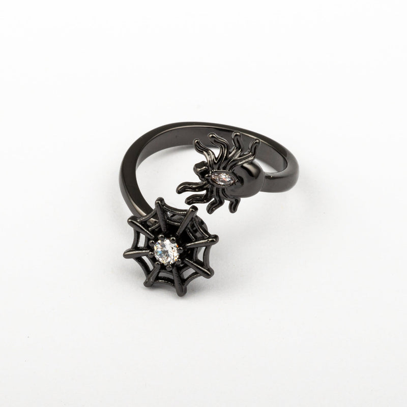 Anillo Anti-Estrés Julio Telaraña Negro