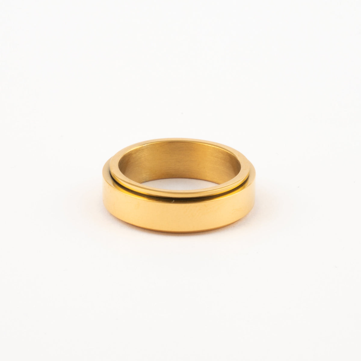 Anillo Deslizante Liso Dorado