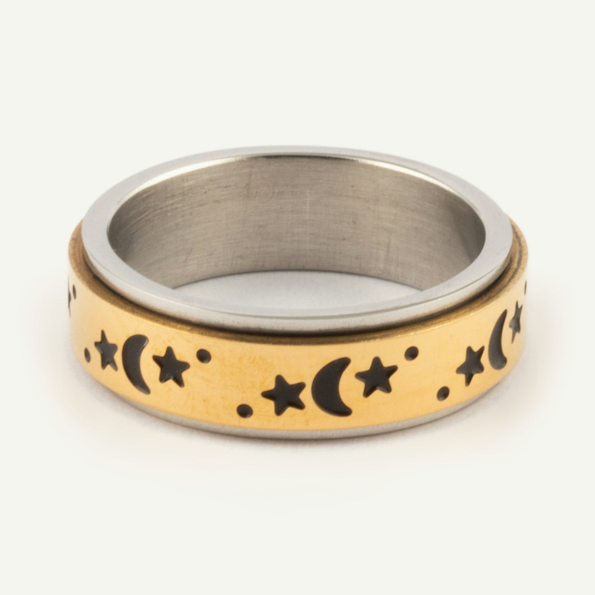 Anillo Deslizante Luna y Estrellas 2