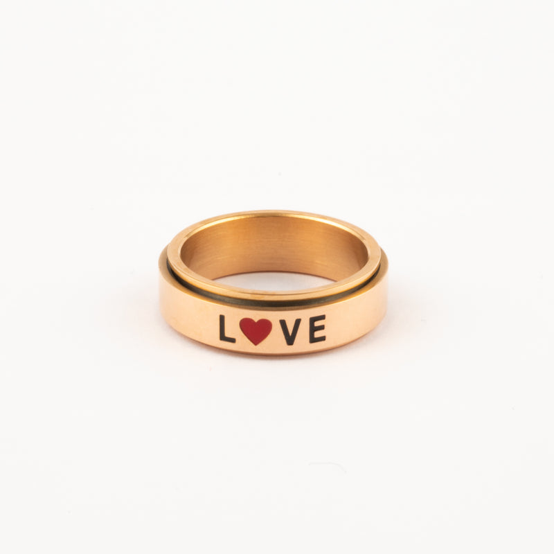 Anillo Deslizante Love Oro Rosa