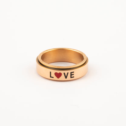 Anillo Deslizante Love Oro Rosa