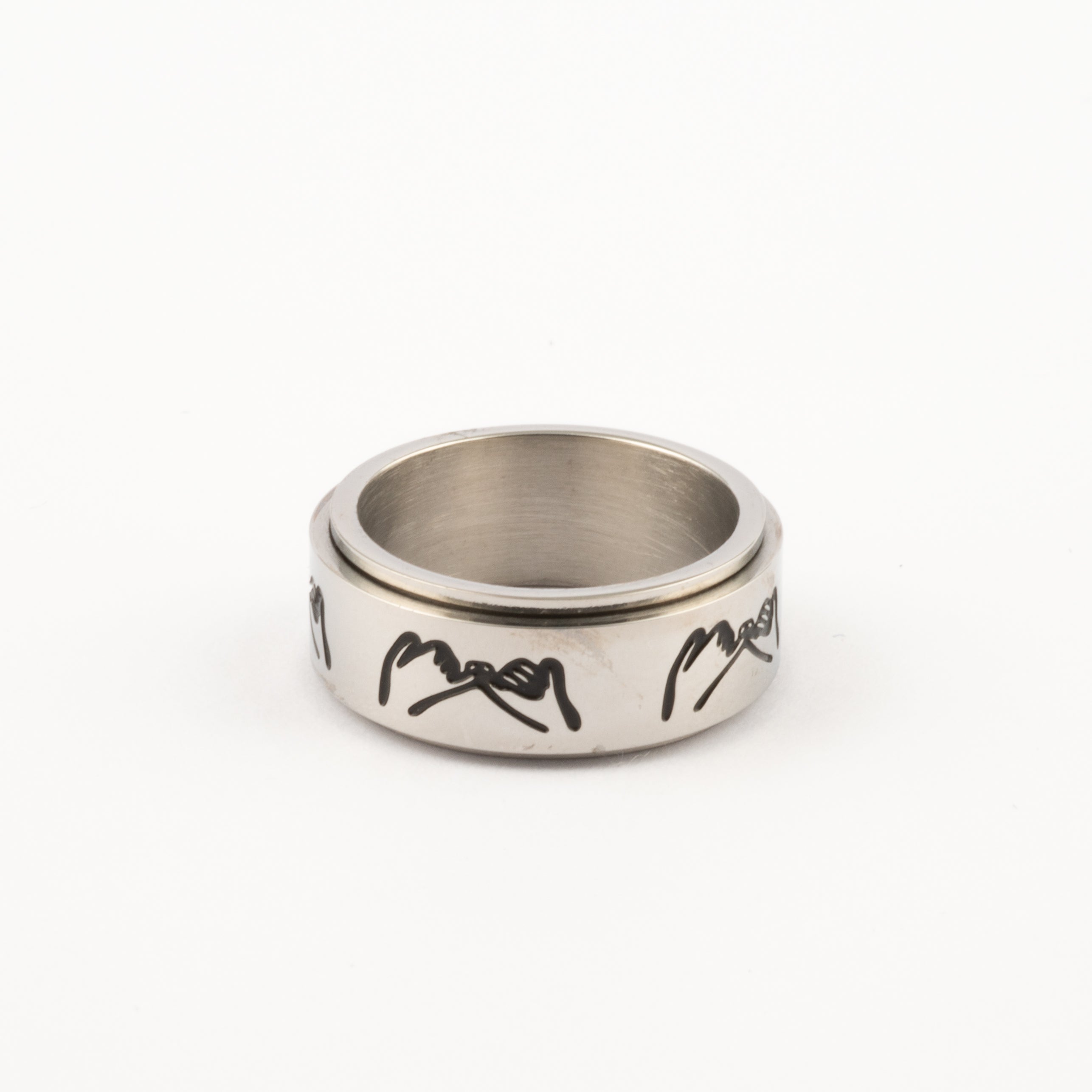 Anillo Deslizante Pinky Promise Plateado