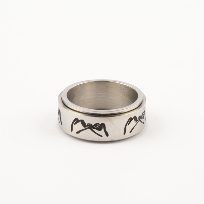 Anillo Deslizante Pinky Promise Plateado