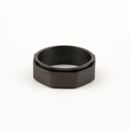 Anillo Deslizante Corte Recto Negro