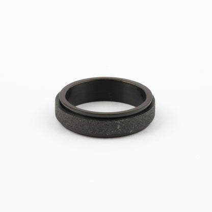 Anillo Deslizante Aspero Negro