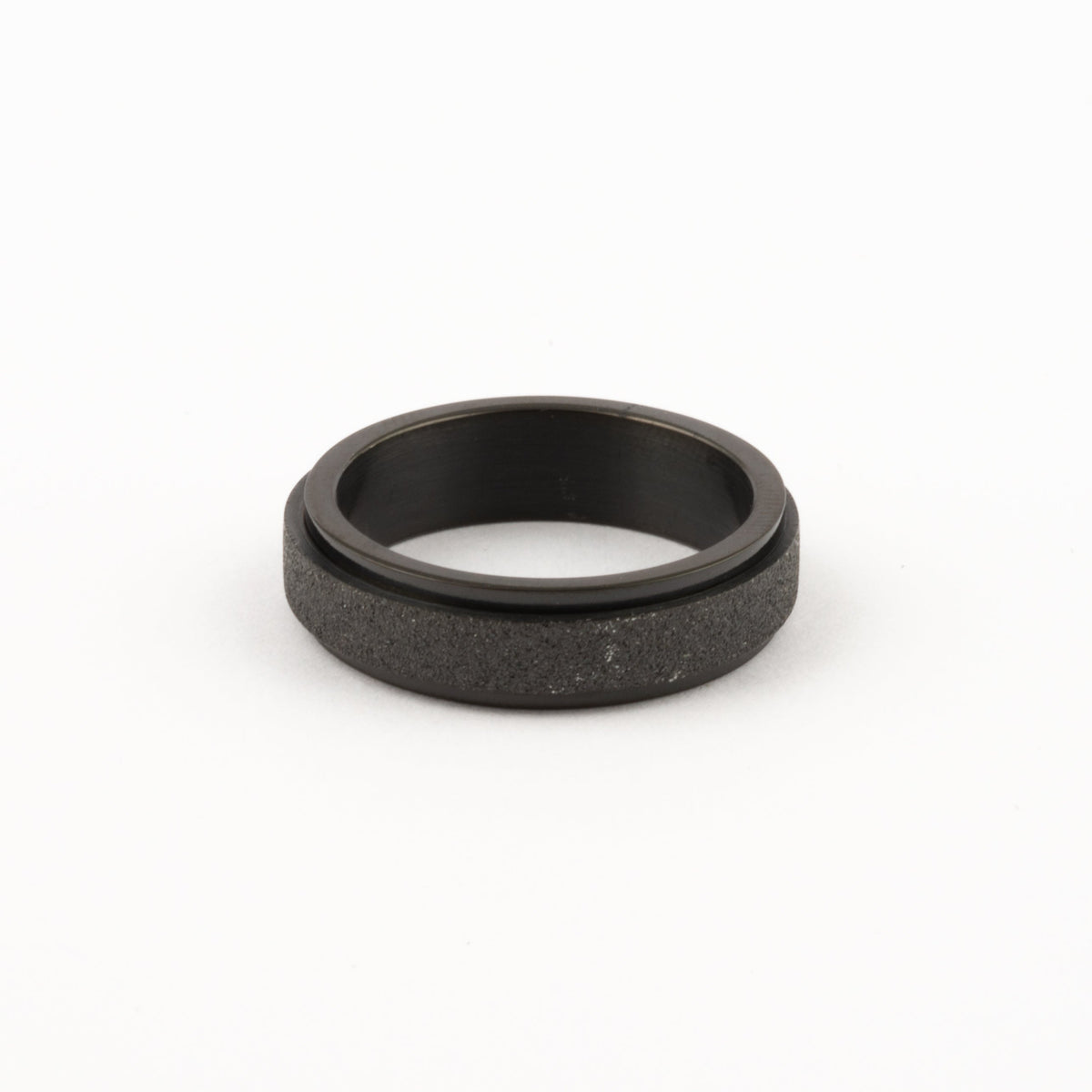 Anillo Deslizante Aspero Negro