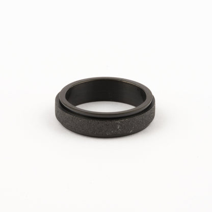Anillo Deslizante Aspero Negro