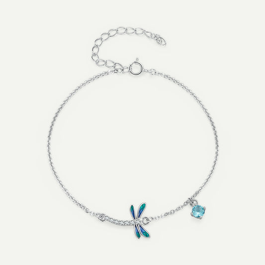 Pulsera Plata S925 Libélula