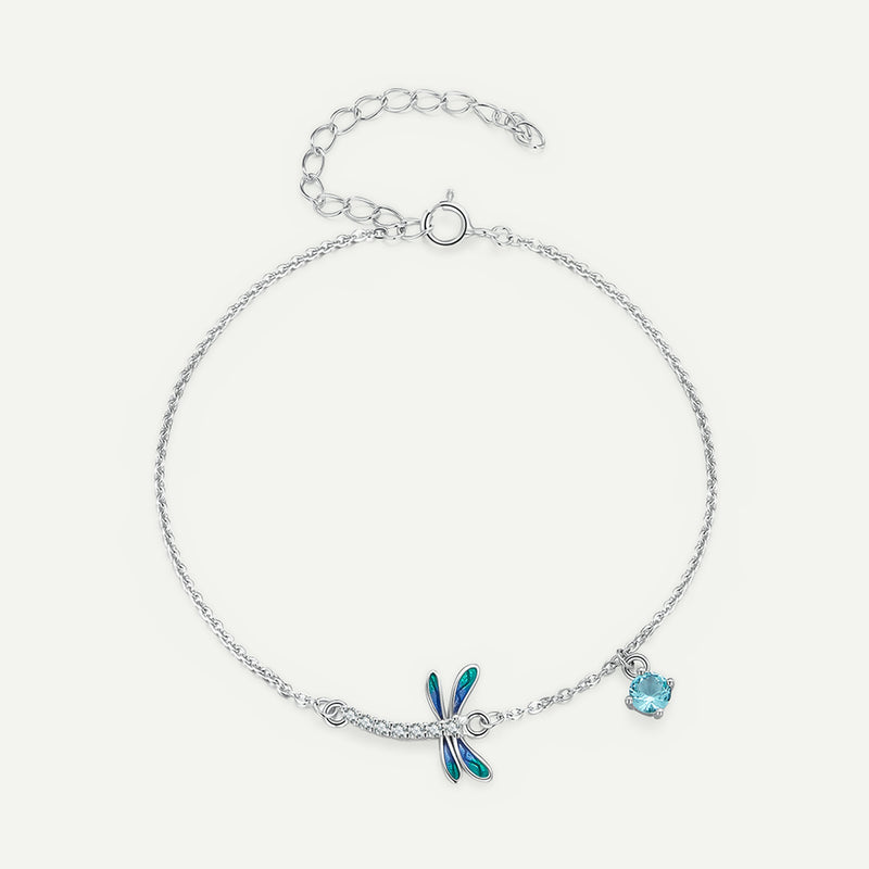 Pulsera Plata S925 Libélula