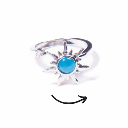 Anillo Anti Estrés Sol Azul