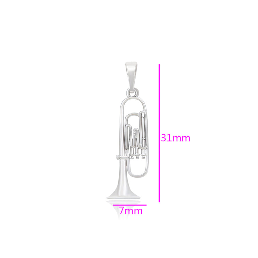 Trumpet Gold Pendant