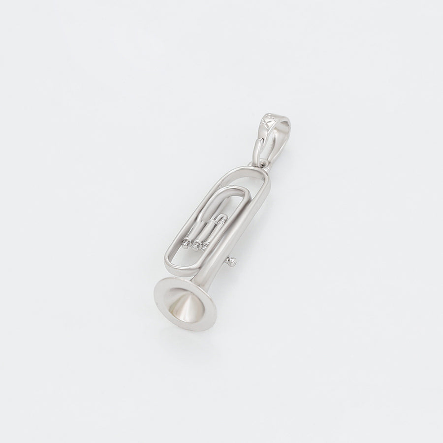 Trumpet Gold Pendant