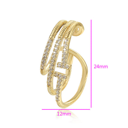 JAIPUR GOLD EARCUFF