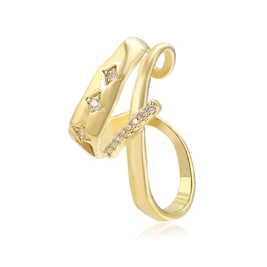 PUNE GOLD EARCUFF