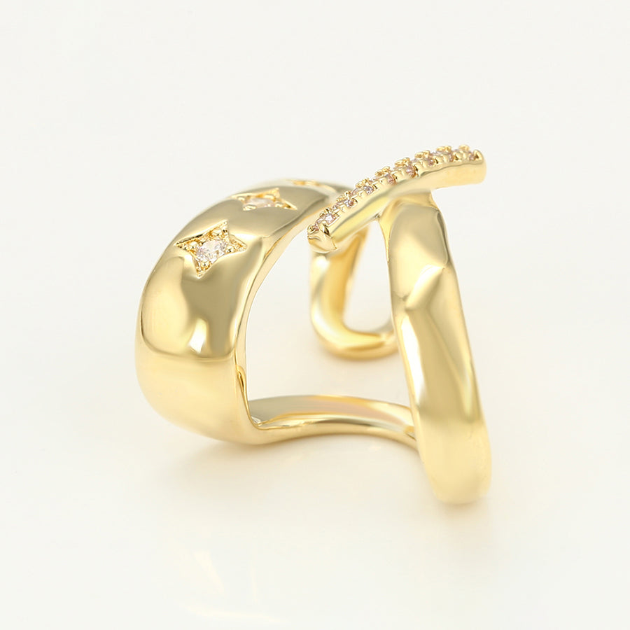 PUNE GOLD EARCUFF
